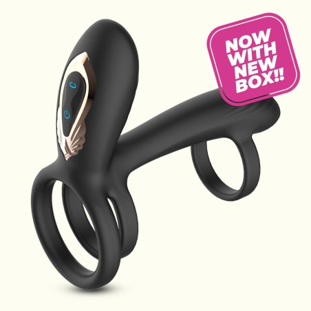 CRUSHIOUS TORNADO Pierścień Erekcyjny z Masażerem Łechtaczki