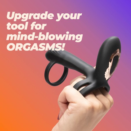 CRUSHIOUS TORNADO Pierścień Erekcyjny z Masażerem Łechtaczki