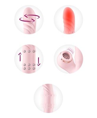 YOBA Classy 5-in-1 - Wibrator Króliczek