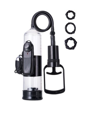 A-TOYS Penis Pump Coal - Pompka Erekcyjna - 22,8cm