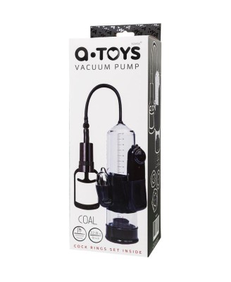 A-TOYS Penis Pump Coal - Pompka Erekcyjna - 22,8cm