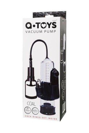 A-TOYS Penis Pump Coal - Pompka Erekcyjna - 22,8cm
