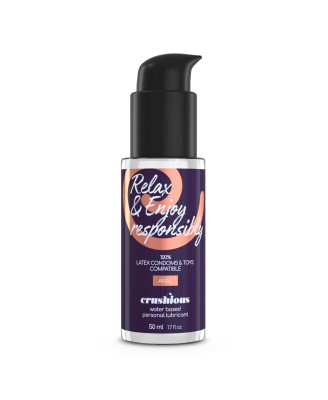 CRUSHIOUS DEEP DIVER Podwójne Dildo z Lubrykantem Analnym - Fiolet