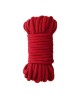 OUCH! Japanese Rope - Lina do Krepowania - Czerwona - 10 m