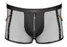 Męskie Siateczkowe Bokserki - Czarne - S