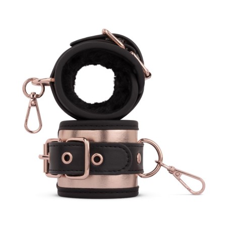 Rosy Gold - Zestaw do Krępowania z Zagłowiem - Rose Gold