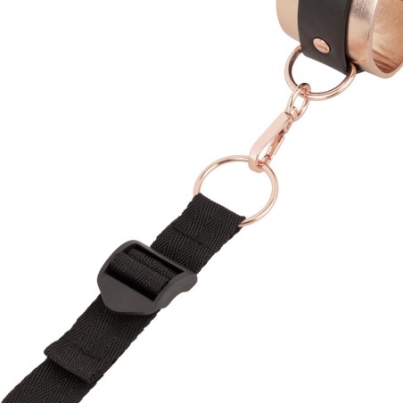 Rosy Gold - Zestaw Pasów do Krępowania pod Łóżko - Czarny