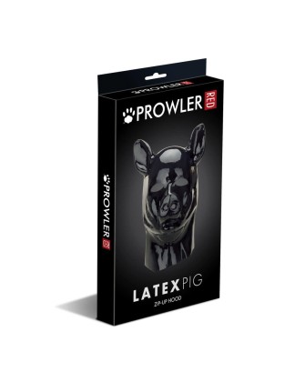 Prowler RED Latex Pig Hood - Lateksowa Maska Cosplay Świni