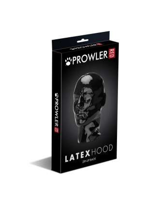 Prowler RED Latex Hood - Lateksowa Maska BDSM