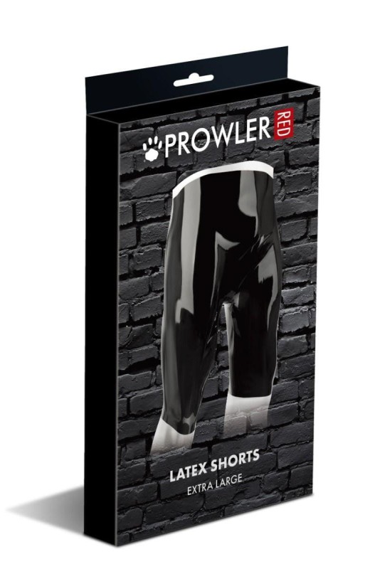 Prowler RED Lateksowe Szorty Męskie - Czarne - XL