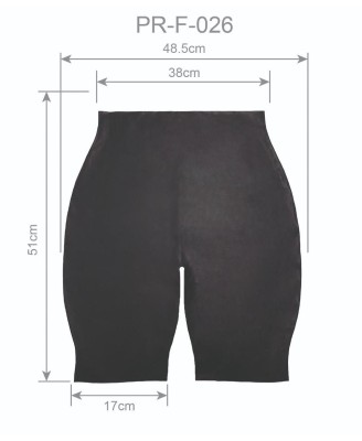 Prowler RED Lateksowe Szorty Męskie - Czarne - XL