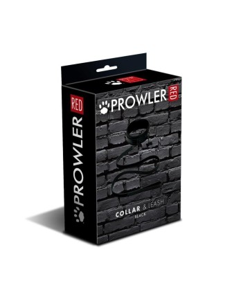 Prowler RED - Smycz i Obroża BDSM - PU