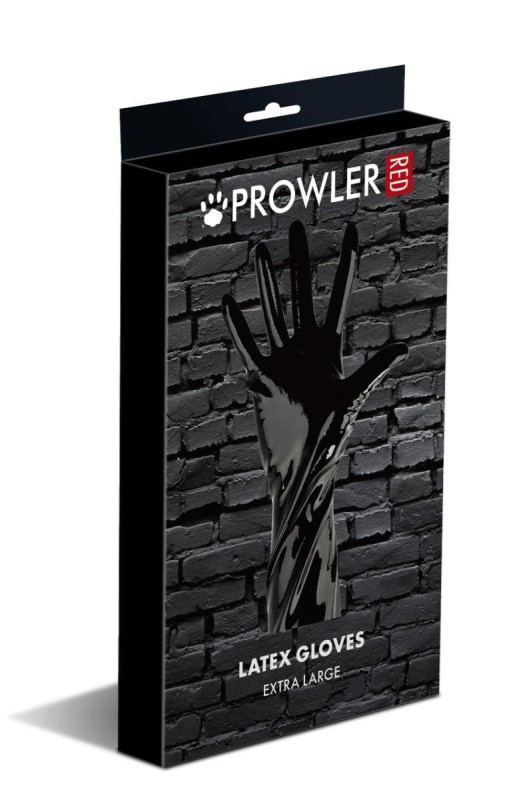 Prowler RED - Lateksowe Rękawiczki - Czarne - XL