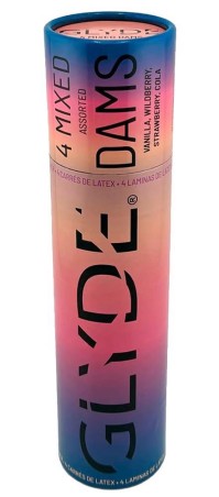 GLYDE Dams Dental DamsMix - Chusteczki do Seksu Oralnego