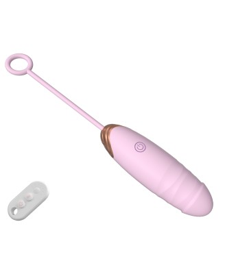 Vibrating Silicone Love EGG - Zdalnie Sterowane Stymulujące Jajeczko