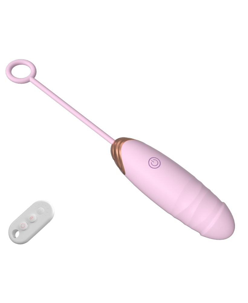 Vibrating Silicone Love EGG - Zdalnie Sterowane Stymulujące Jajeczko