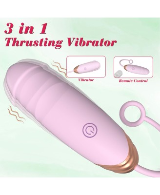 Vibrating Silicone Love EGG - Zdalnie Sterowane Stymulujące Jajeczko