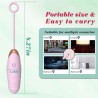 Vibrating Silicone Love EGG USB 7 vibration and thrust functions / Remote control Pink