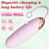 Vibrating Silicone Love EGG USB 7 vibration and thrust functions / Remote control Pink