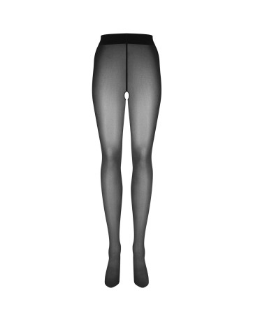 Obsessive Norless Girl rajstopy otwarte - Czarne - S/M