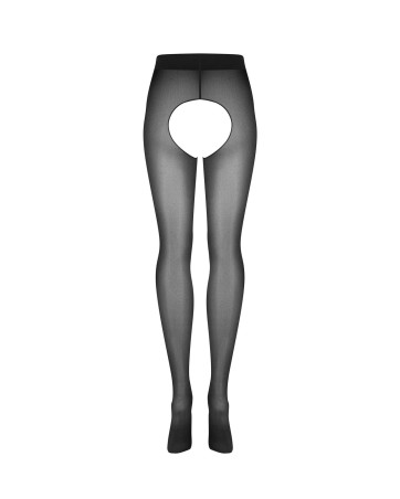 Obsessive Norless Sexy rajstopy otwarte - Czarne - S/M