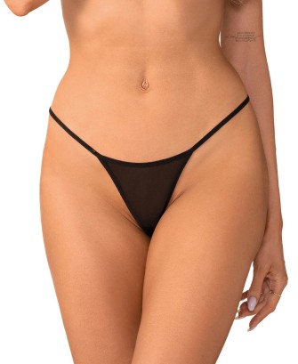 Obsessive Veyane Stringi - Czarne - 2XL/3XL