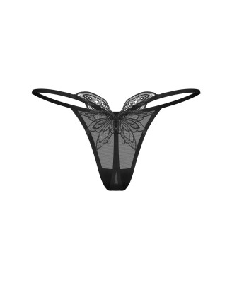 Obsessive Veyane Stringi - Czarne - 2XL/3XL