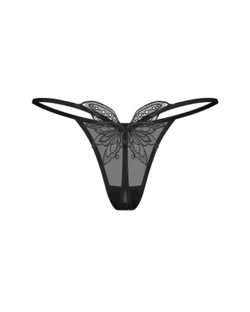 Obsessive Veyane Stringi - Czarne - 2XL/3XL
