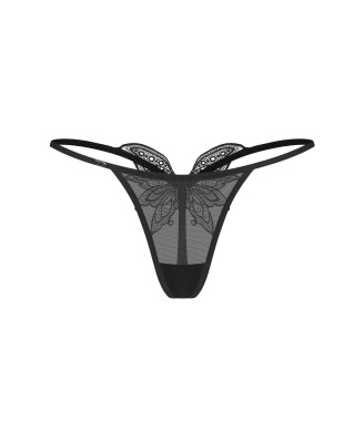 Obsessive Veyane Stringi - Czarne - 2XL/3XL