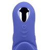 Loveline Wibrujący Pierścień Erekcyjny ze Stymulatorem Łechtaczki - Tamiya Blue