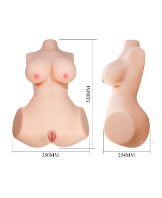 Crazy Bull Aveline - Realistyczny Masturbator Manekin - Cielisty