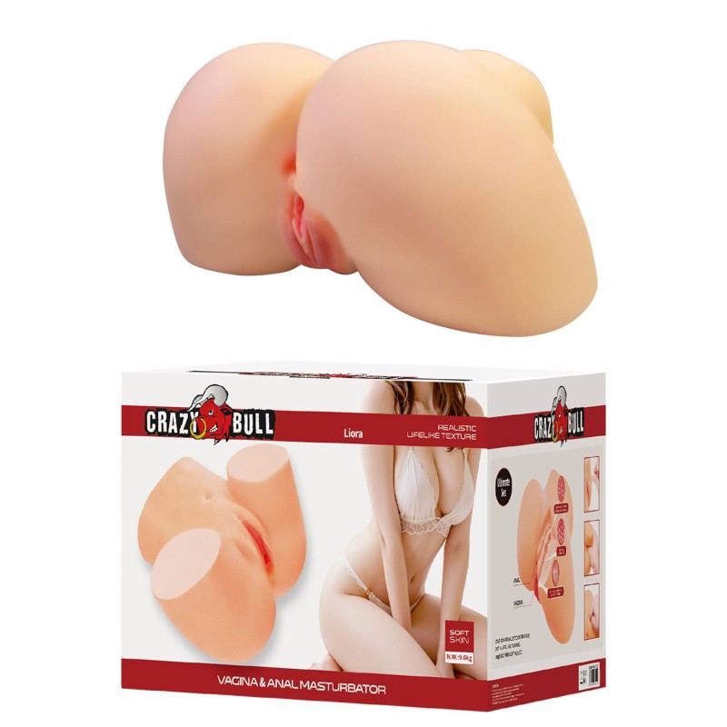 Crazy Bull Liora - Cielisty Masturbator Manekin - Pochwa/Anal