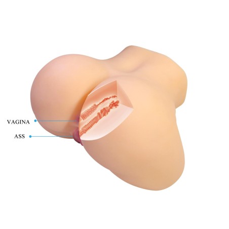 Crazy Bull Liora - Cielisty Masturbator Manekin - Pochwa/Anal