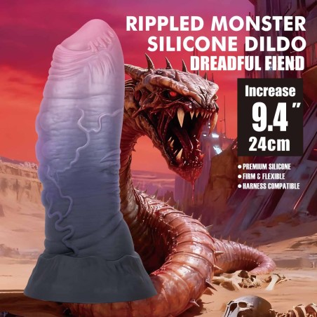 Power Monsters Dreadful Fiend – Dildo Potwór XXL - 24 cm