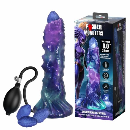 Power Monsters DuskWalker Sentinel – Dildo Potwór XXL pompowany - 23 cm