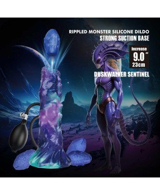 Power Monsters DuskWalker Sentinel – Dildo Potwór XXL pompowany - 23 cm