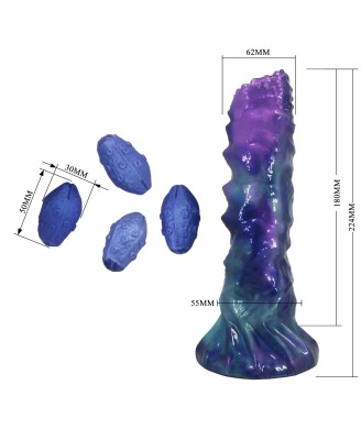 Power Monsters DuskWalker Sentinel – Dildo Potwór XXL pompowany - 23 cm