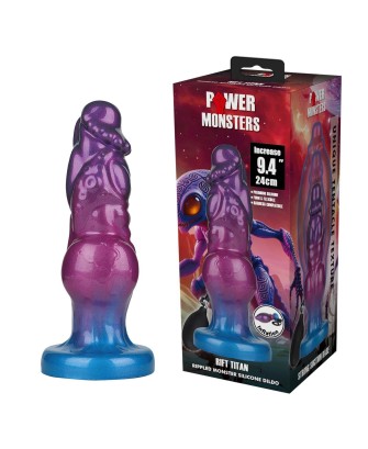Power Monsters Rift Titan – Dildo Potwór XXL Pompowany - 24 cm