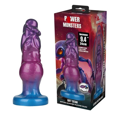 Power Monsters Rift Titan – Dildo Potwór XXL Pompowany - 24 cm