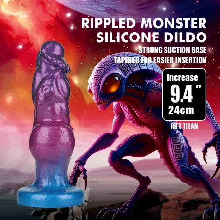 Power Monsters Rift Titan – Dildo Potwór XXL Pompowany - 24 cm