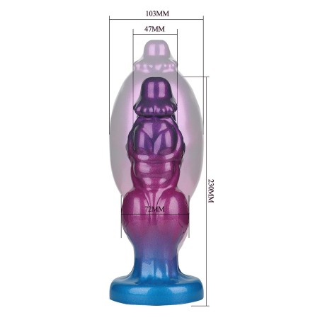 Power Monsters Rift Titan – Dildo Potwór XXL Pompowany - 24 cm