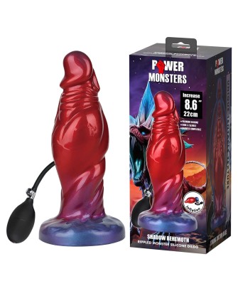 Power Monsters Shadow Behemoth – Dildo Potwór XXL pompowany - 22 cm