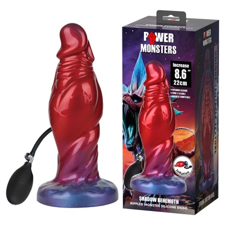 Power Monsters Shadow Behemoth – Dildo Potwór XXL pompowany - 22 cm