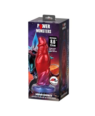 Power Monsters Shadow Behemoth – Dildo Potwór XXL pompowany - 22 cm