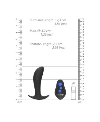 E-stim Vibrating Butt Plug
