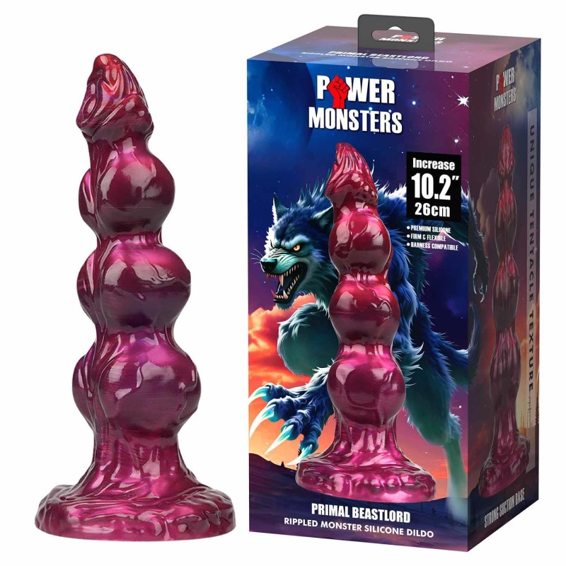Power Monsters Primal Beastlord – Dildo Potwór XXL - 26 cm
