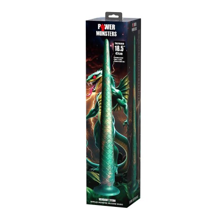 Power Monsters Verdant Titan – Dildo Potwór XXL - 47 cm