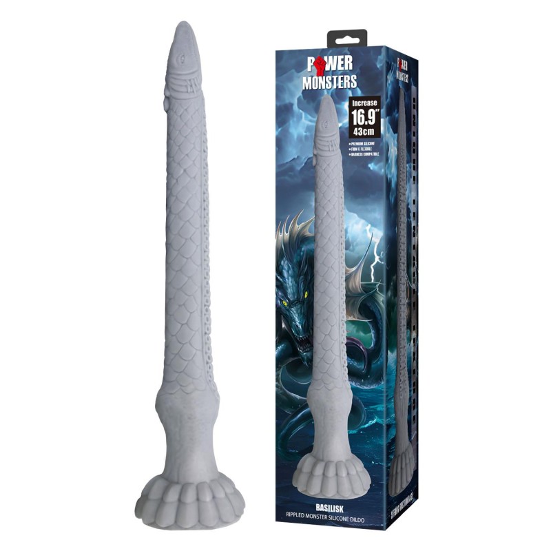Power Monsters Basilisk – Dildo Potwora - 43 cm