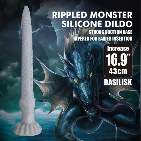 Power Monsters Basilisk – Dildo Potwora - 43 cm