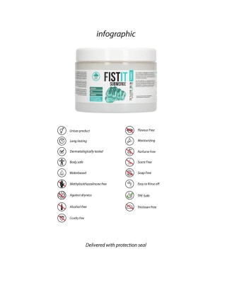 Fist It Submerge - Lubrykant Analny - 500 ml
